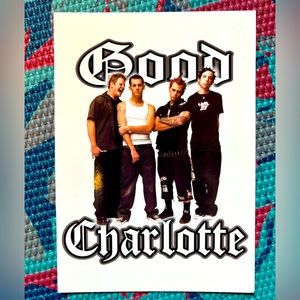 Good Charlotte Vintage postcard